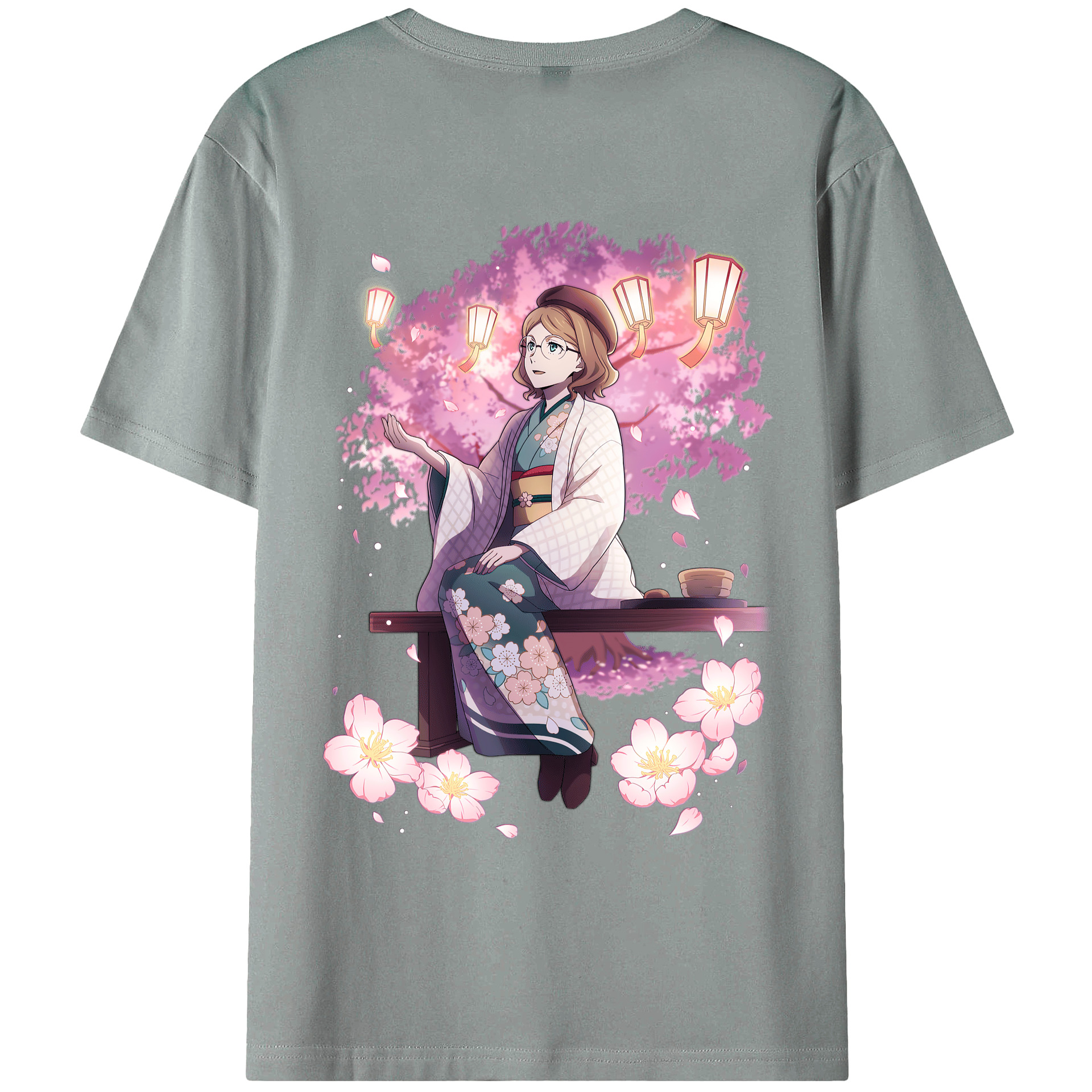 （画像用） 文豪ストレイドッグス Bungo Stray Dogs 綿100％ メンズ半袖Tシャツ（バックプリント） 通気性